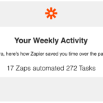 zap summary weekly